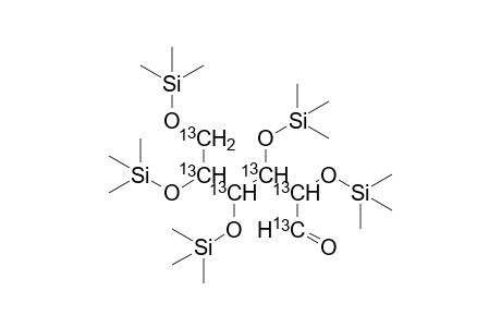 2,3,4,5,6-pentakis(trimethylsilyloxy)(1,2,3,4,5,6-(13C)6)hexanal