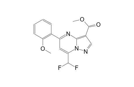 methyl 7-(difluoromethyl)-5-(2-methoxyphenyl)pyrazolo[1,5-a]pyrimidine-3-carboxylate