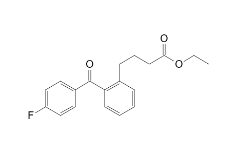 Ethyl 4-(2-(4-fluorobenzoyl)phenyl)butanoate