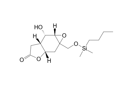 Oxireno[f]benzofuran-4(1aH)-one, 1a-[[[(1,1-dimethylethyl)dimethylsilyl]oxy]methyl]hexahydro-6-hydroxy-, (1a.alpha.,2a.alpha.,5a.alpha.,6.beta.,6a.alpha.)-(.+-.)-