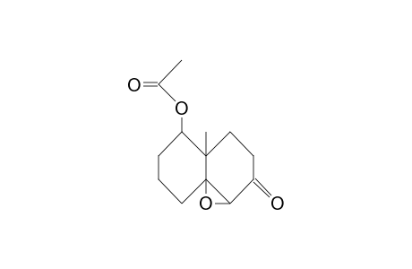 4a-Methyl-2-oxo-octahydro-1ah-naphth(1,8a-B)oxiren-5-yl acetate
