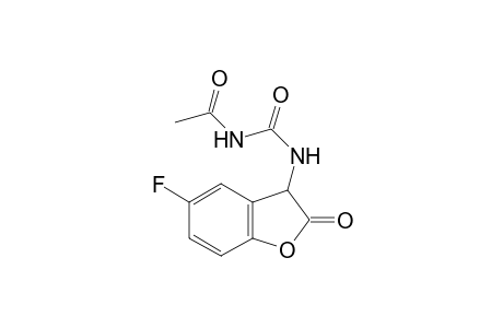 N-[(5-fluoro-2-oxo-3H-benzofuran-3-yl)carbamoyl]acetamide
