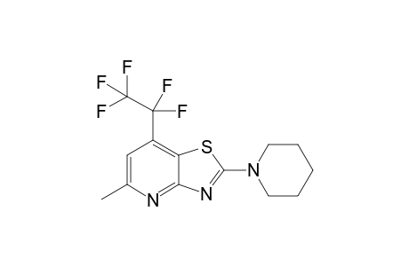 5-Methyl-2-piperidino-7-(pentafluoroethyl)thiazolo[4,5-b]pyridine