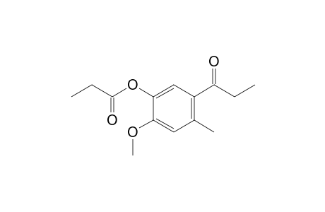 5'-hydroxy-4'-methoxy-2'-methylpropiophenone, propionate