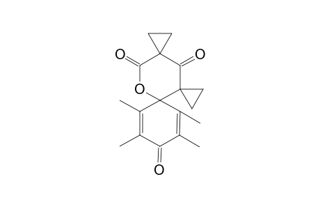 5,6,8,9-tetramethyl-10-oxatrispiro[2.0.5^{4}.2.2^{12}.1^{3}]pentadeca-5,8-diene-7,11,15-trione