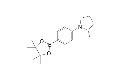 2-Methyl-1-(4-(4,4,5,5-tetramethyl-1,3,2-dioxaborolan-2-yl)phenyl)pyrrolidine