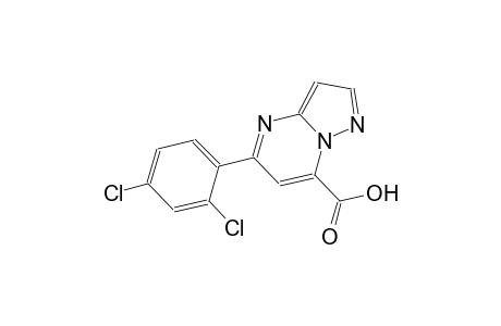 pyrazolo[1,5-a]pyrimidine-7-carboxylic acid, 5-(2,4-dichlorophenyl)-