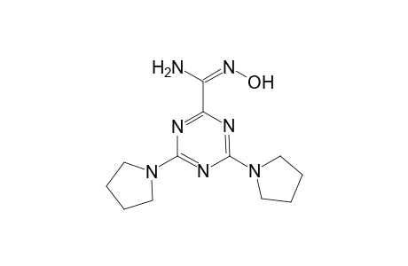 N'-hydroxy-4,6-di(1-pyrrolidinyl)-1,3,5-triazine-2-carboximidamide