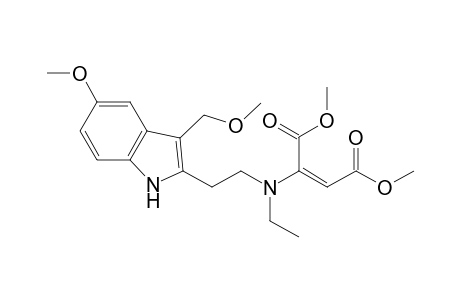 (E)-2-[ethyl-[2-[5-methoxy-3-(methoxymethyl)-1H-indol-2-yl]ethyl]amino]-2-butenedioic acid dimethyl ester