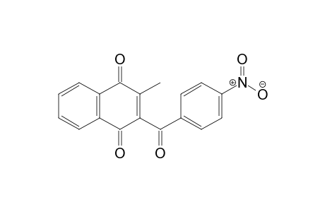 2-Methyl-3-(4-nitro-benzoyl)-4a,8a-dihydro-[1,4]naphthoquinone