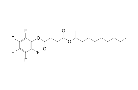 Succinic acid, dec-2-yl pentafluorophenyl ester