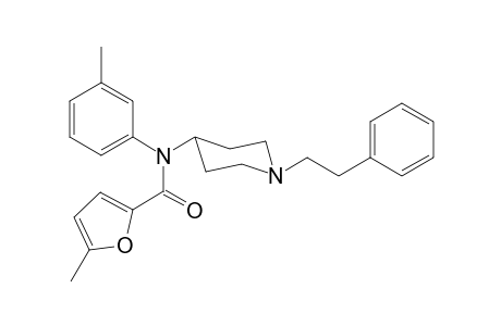 N-3-Methylphenyl-N-[1-(2-Phenylethyl)piperidin-4-yl]-5-methylfuran-2-carboxamide