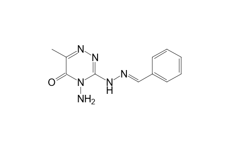 Benzaldehyde, (4-amino-4,5-dihydro-6-methyl-5-oxo-1,2,4-triazin-3-yl)hydrazone