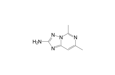 s-Triazolo[1,5-c]pyrimidine, 2-amino-5,7-dimethyl-[1,2,4]-