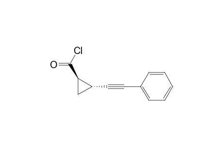 (1R,2R)-2-(2-phenylethynyl)-1-cyclopropanecarbonyl chloride