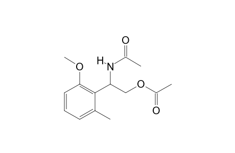 acetic acid [2-acetamido-2-(2-methoxy-6-methyl-phenyl)ethyl] ester