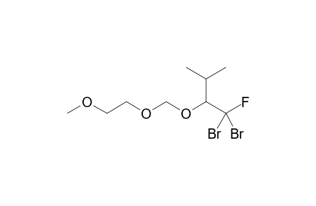 1,1-Dibromo-1-fluoro-2-(2-methoxyethoxy)methoxy-3-methylbutane