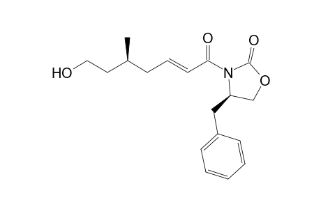 (R)4-Benzyl-3(S)-(7'-hydroxy-5'-methyl-2'-heptenoyl)-2-oxazolidinone
