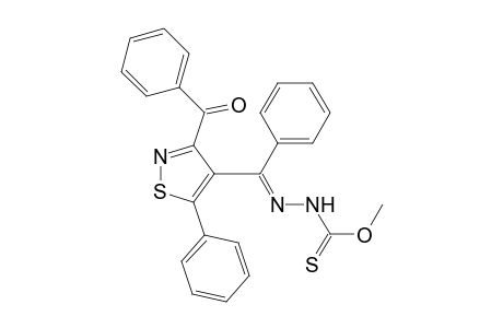 Hydrazinecarbothioic acid, [(3-benzoyl-5-phenyl-4-isothiazolyl)phenylmethylene]-, O-methyl ester