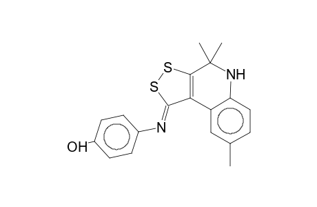 4,5-Dihydro-1-[(4-hydroxyphenyl)imino]-4,4,8-trimethyl-1H-[1,2]dithiolo[3,4-c]quinoline
