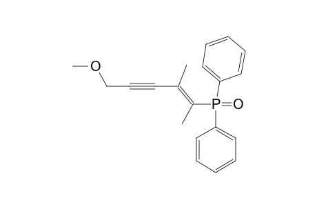 [[(E)-6-methoxy-3-methylhex-2-en-4-yn-2-yl]-phenylphosphoryl]benzene