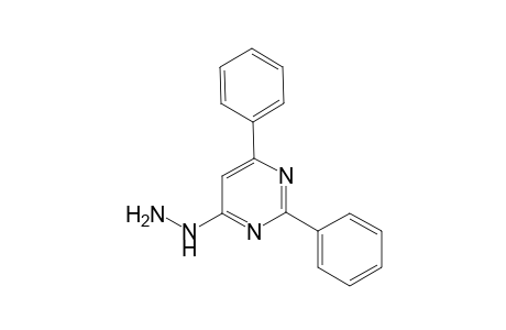 4-Hydrazino-2,6-diphenylpyrimidine