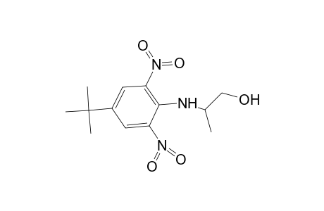 1-Propanol, 2-[[4-(1,1-dimethylethyl)-2,6-dinitrophenyl]amino]-