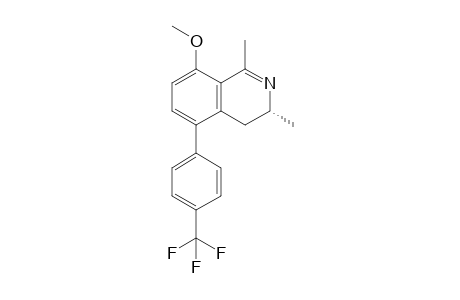 (R)-8-methoxy-1,3-dimethyl-5-(4'-(trifluoromethyl)phenyl)-3,4-dihydroisoquinoline
