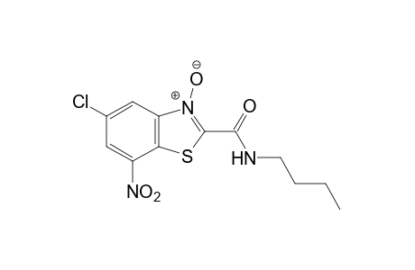 N-butyl-5-chloro-7-nitro-2-benzothiazolecarboxamide, 3-oxide