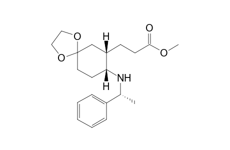 Methyl (1'R,1S,2R)-5-[spiro-(2,5-dioxa)cyclopentyl]-2-[1'-(phenylethyl)amino]cyclohexanepropionate