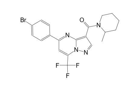 5-(4-bromophenyl)-3-[(2-methyl-1-piperidinyl)carbonyl]-7-(trifluoromethyl)pyrazolo[1,5-a]pyrimidine
