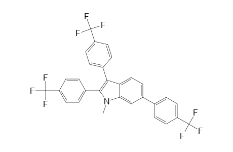 1-Methyl-2,3,6-tris(4-(trifluoromethyl)phenyl)-1H-indole