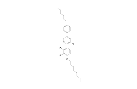 3-Fluoro-2-(2,3-difluoro-4-N-octyloxy)-phenyl-5-(4-N-hexylphenyl)-pyridine