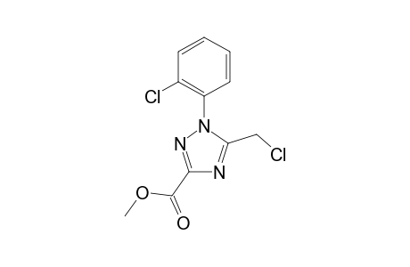 1H-1,2,4-Triazole-3-carboxylic acid, 5-(chloromethyl)-1-(2-chlorophenyl)-, methyl ester