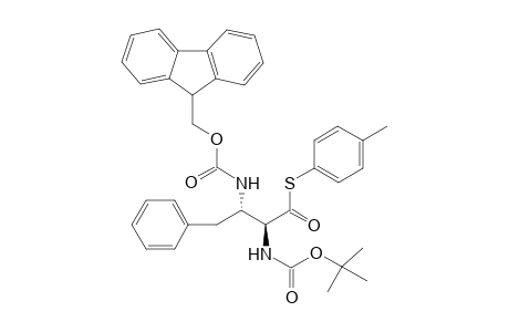 2-(N-Fluoren-9-ylmethoxycarbonylamino)-3-(tert-butyloxycarbonylamino)-3-(tolylthiocarbonyl)-1-phenylpropane