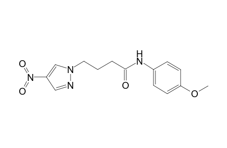 1H-Pyrazole-1-butanamide, N-(4-methoxyphenyl)-4-nitro-