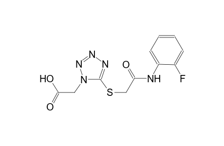 (5-{[2-(2-fluoroanilino)-2-oxoethyl]sulfanyl}-1H-tetraazol-1-yl)acetic acid