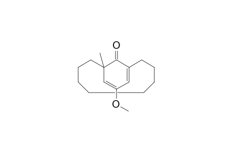 12-Methoxy-1-methylbicyclo[8.3.1]tetradeca-10,12-dien-14-one