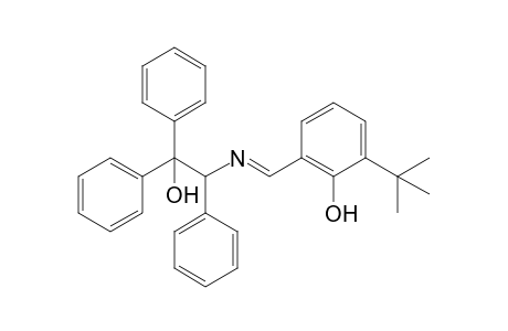 2-(1',1'-Dimethylethyl)-6-{[(2'-hydroxy-1',2',2'-triphenylethyl)imino]methyl}phenol