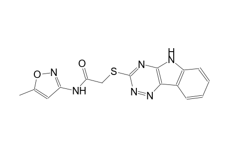 N-(5-methyl-3-isoxazolyl)-2-(5H-[1,2,4]triazino[5,6-b]indol-3-ylsulfanyl)acetamide