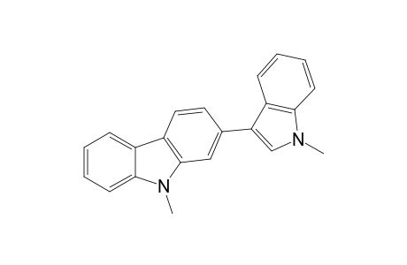 9-methyl-2-(1-methyl-1H-indol-3-yl)-9H-carbazole