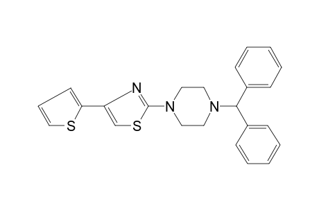 2-(4-benzhydrylpiperazin-1-yl)-4-(2-thienyl)thiazole