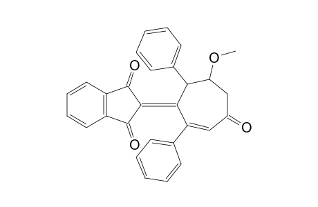 6-Methoxy-4-(indan-1,3-dione-2-ylidene)-3,5-diphenylcyclohept-2-en-1-one