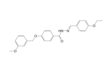 benzoic acid, 4-[(3-methoxyphenyl)methoxy]-, 2-[(E)-(4-ethoxyphenyl)methylidene]hydrazide