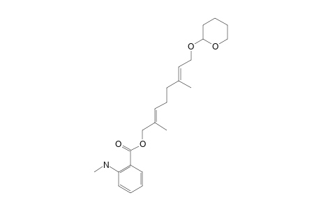 (E,E)-8-O-(2-N-METHYL-AMINOBENZOYL)-1-(TETRAHYDROPYRAN)-3,7-DIMETHYL-2,6-OCTANDIENE