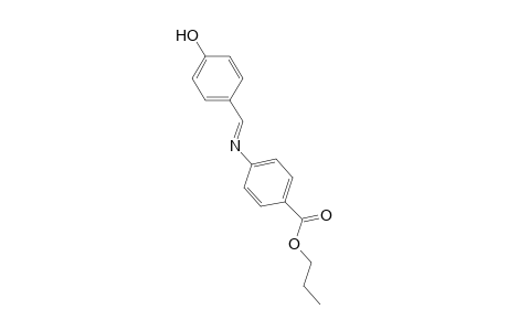 Propyl 4-([(E)-(4-hydroxyphenyl)methylidene]amino)benzoate