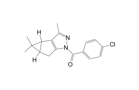 (3bS,4aR)-1-(4-chlorobenzoyl)-3,4,4-trimethyl-3b,4,4a,5-tetrahydro-1H-cyclopropa[3,4]cyclopenta[1,2-c]pyrazole