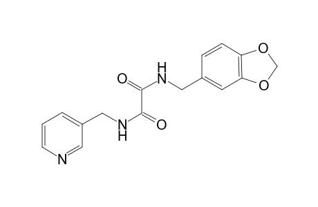 N-(1,3-benzodioxol-5-ylmethyl)-N'-(3-pyridinylmethyl)oxamide