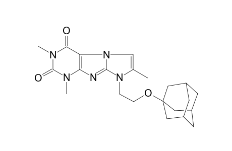 6-[2-(1-adamantyloxy)ethyl]-2,4,7-trimethyl-purino[7,8-a]imidazole-1,3-dione
