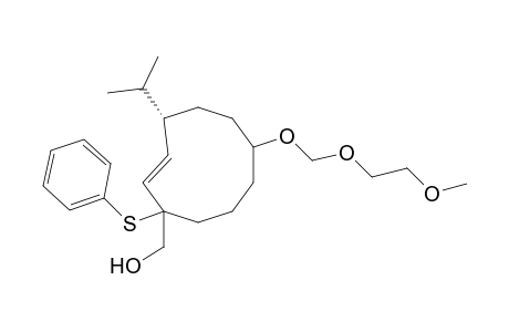2-Cyclodecene-1-methanol, 7-[(2-methoxyethoxy)methoxy]-4-(1-methylethyl)-1-(phenylthio)-
